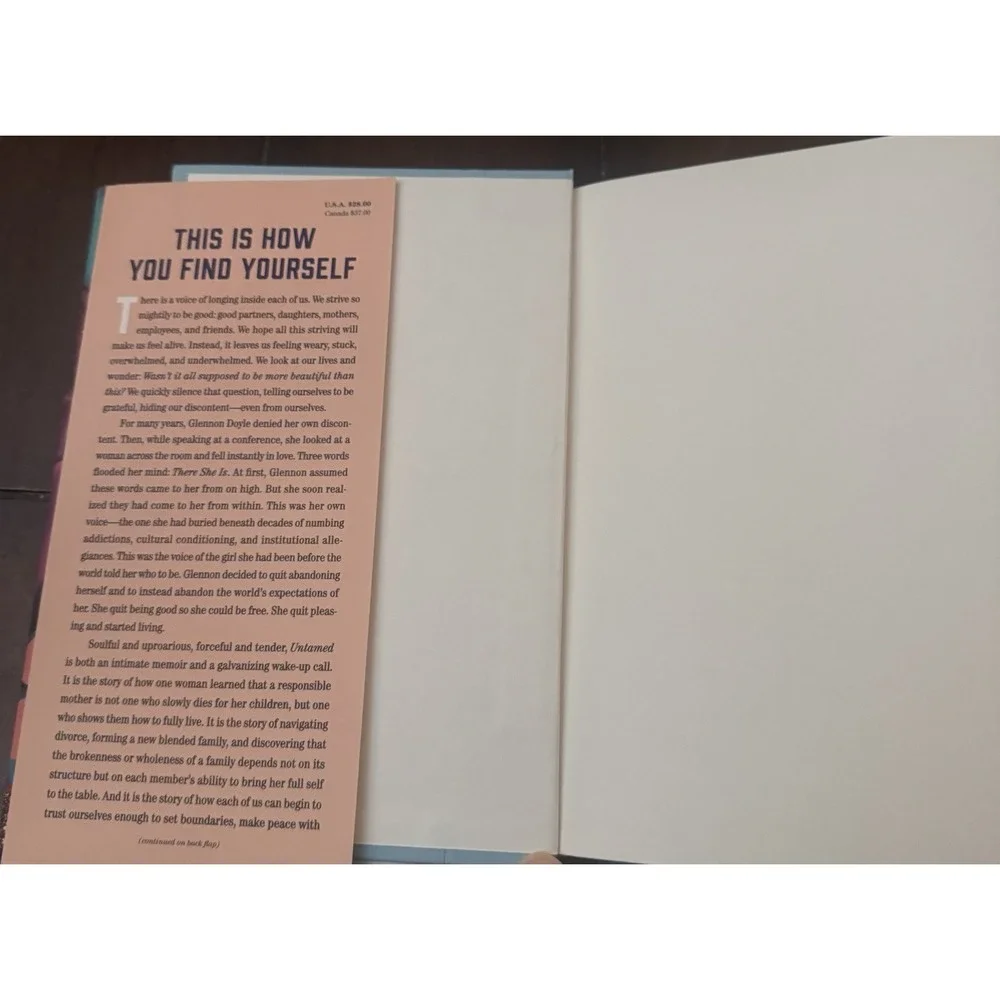 Glennon Doyle Untamed Reese's Book Club HC 2020 First Edition w/ Dust Jacket
